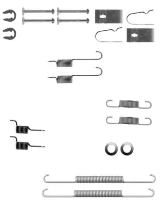 Accessory Kit, brake shoes (X0136)