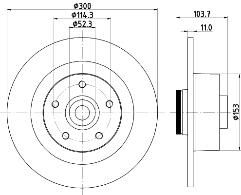 Brake Disc (54961)
