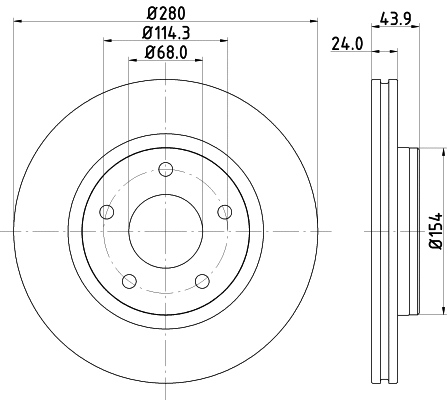 Brake Disc (55322)