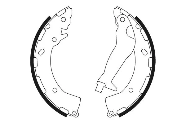 Brake Shoe Set (H1730)