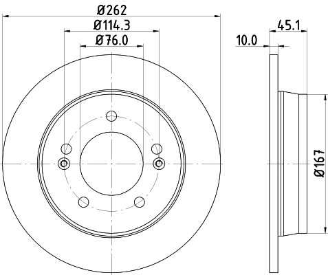 Brake Disc (55400)