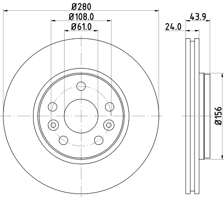 Brake Disc (55024)