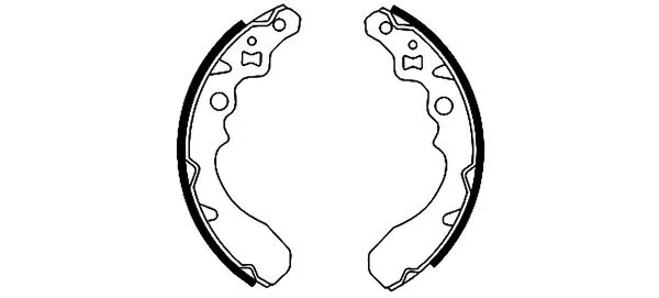 Brake Shoe Set (H8610)