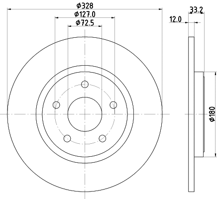 Brake Disc (55860)