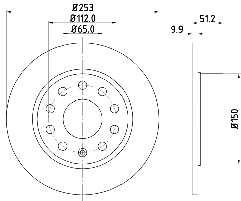 Brake Disc (54209)