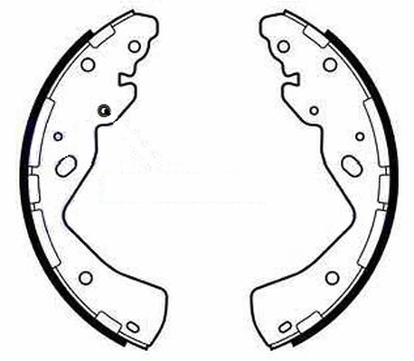 Brake Shoe Set (H1865)