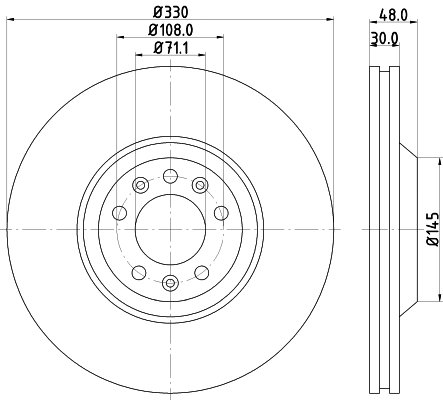 Brake Disc (54295)