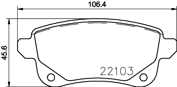 Brake Pad Set, disc brake (T2441)