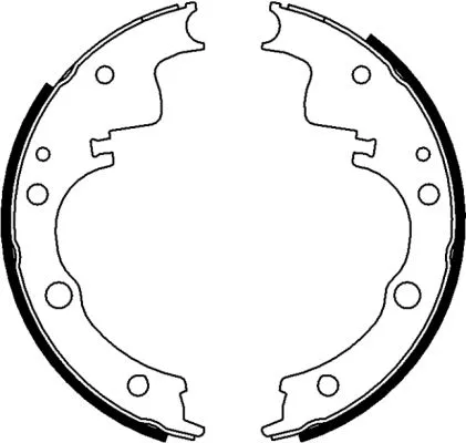 Brake Shoe Set (H1698)