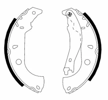 Brake Shoe Set (H8555)