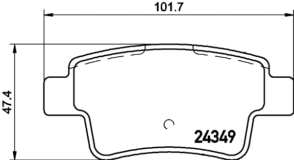 Brake Pad Set, disc brake (T1604)