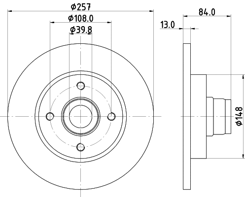 Brake Disc (52601)