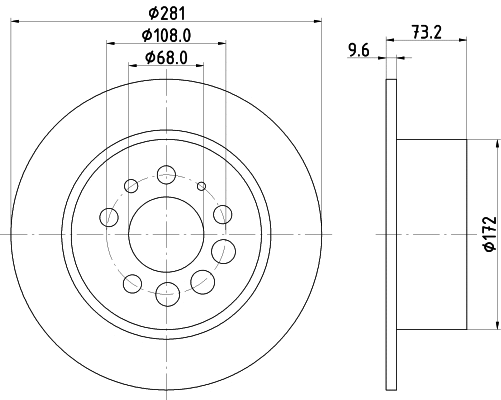Brake Disc (54001)