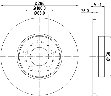 Brake Disc (50282)