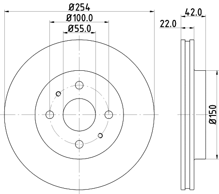 Brake Disc (55045)