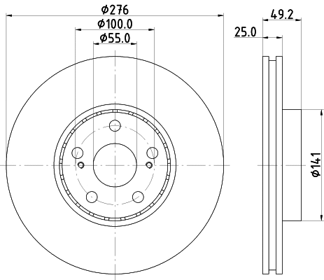 Brake Disc (54264)