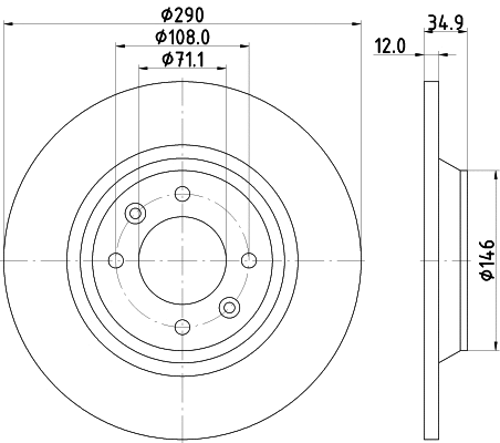 Brake Disc (55313)