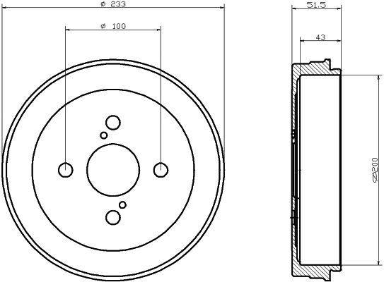 Brake Drum (61293)