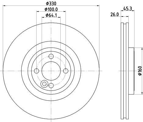 Brake Disc (55754)