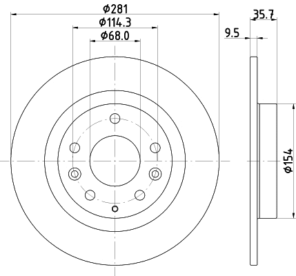 Brake Disc (55937)