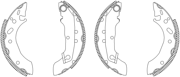 Brake Shoe Set (Q0510)