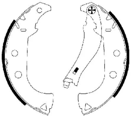 Brake Shoe Set (H9825)