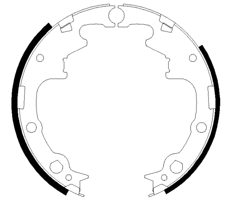 Brake Shoe Set (H9415)