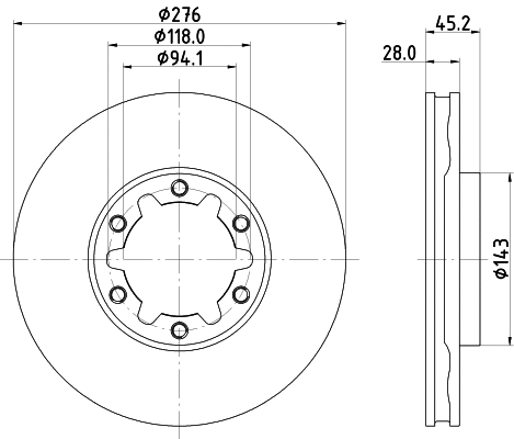 Brake Disc (56386)