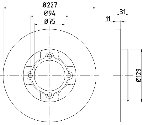 Brake Disc (52003)