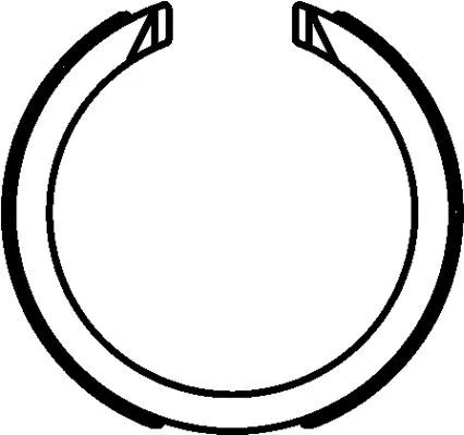 Brake Shoe Set, parking brake (H1782)