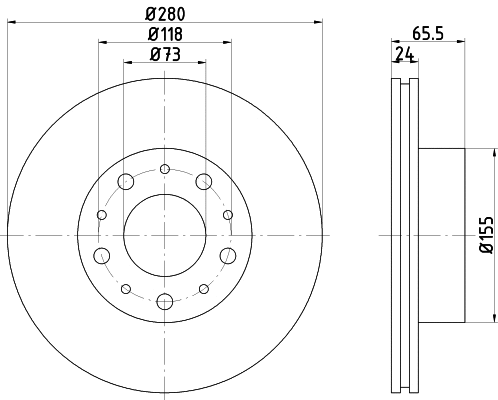 Brake Disc (54166)