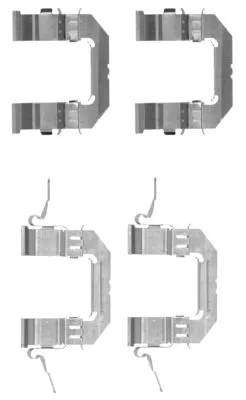 Accessory Kit, disc brake pad (K0252)
