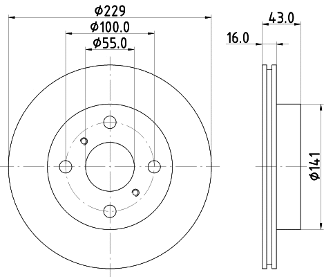Brake Disc (50262)