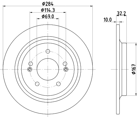 Brake Disc (56163)