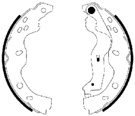 Brake Shoe Set (H9965)