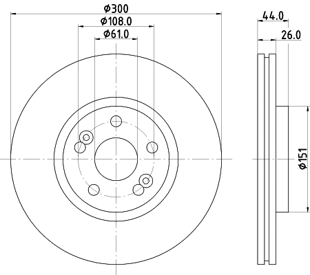Brake Disc (54515)