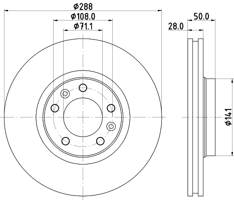 Brake Disc (50329)