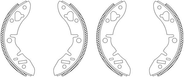 Brake Shoe Set (Q0015)