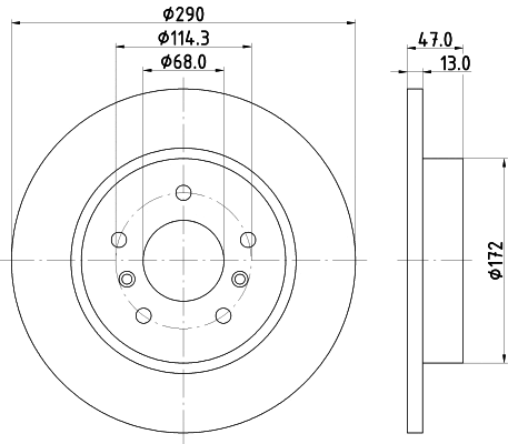 Brake Disc (55740)