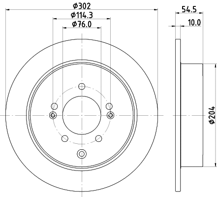 Brake Disc (55933)