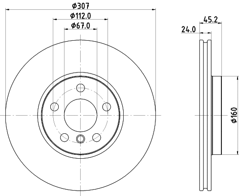 Brake Disc (55836)