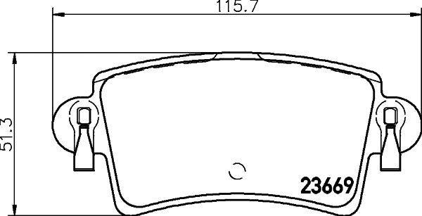 Brake Pad Set, disc brake (T1246)