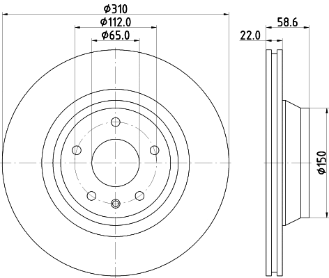 Brake Disc (54606)