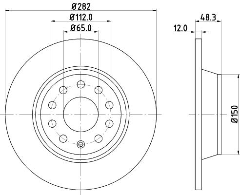 Brake Disc (54408)