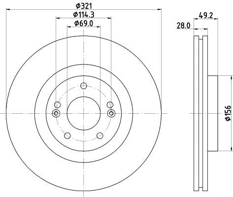 Brake Disc (55429)
