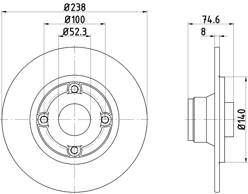 Brake Disc (52816)