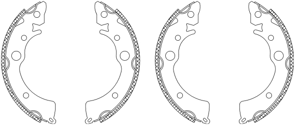 Brake Shoe Set (Q0470)