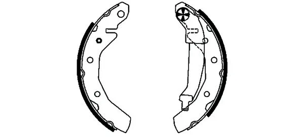 Brake Shoe Set (H9560)