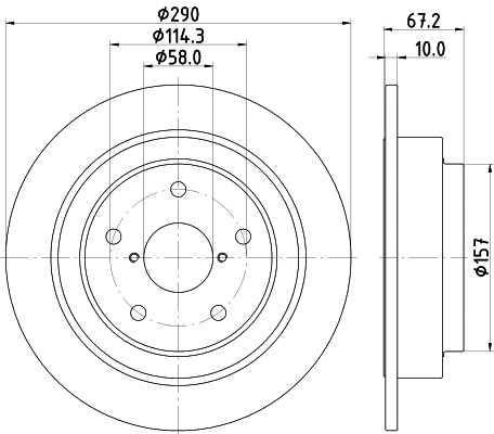 Brake Disc (55732)