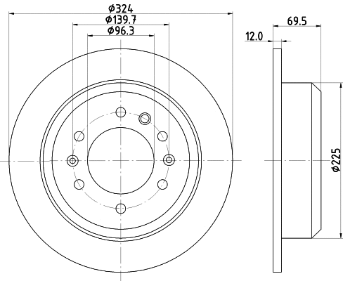 Brake Disc (54618)